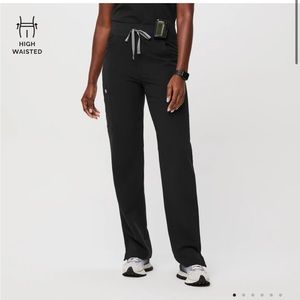 women's Black Kade™ High Waisted - Cargo Scrub Pants - S / Black